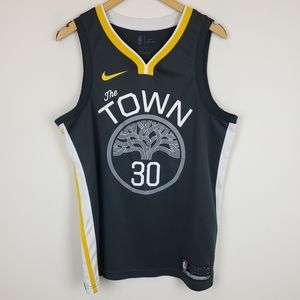 NBA Stephen Curry 2018 The Town Golden state Warriors Jersey